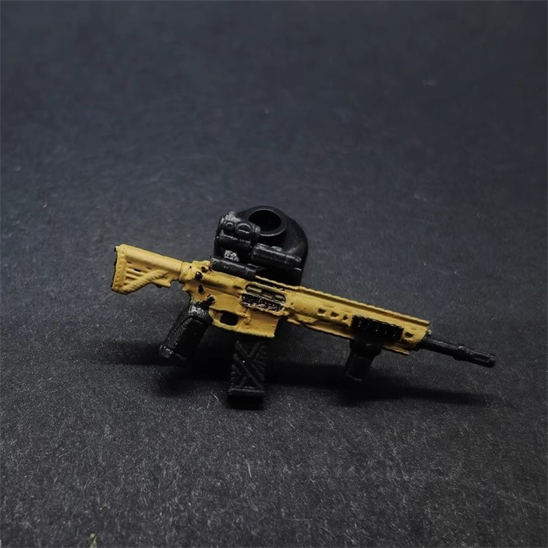 ArmyArms 1/50 Scale Soldier 4CM Weapon HK416A8 Assault Version Cannot To Launch Plastic Model Toys I