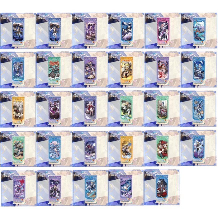 Poster wall scroll gantung honkai star rail