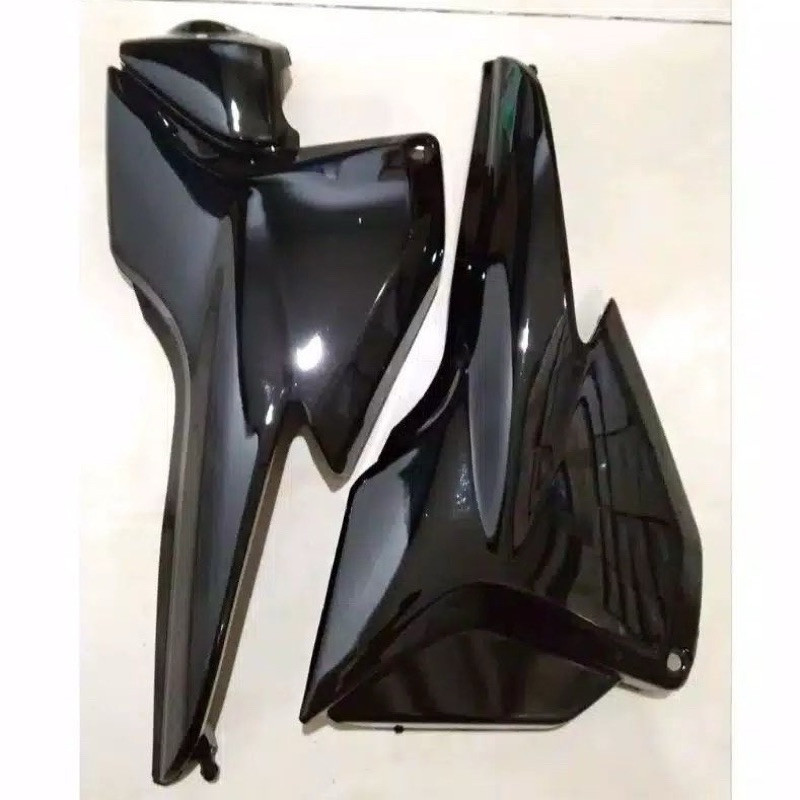 Box Tutup Cover Accu Honda MegaPro New PRIMUS Hitam metalik bahan tebal mirip original