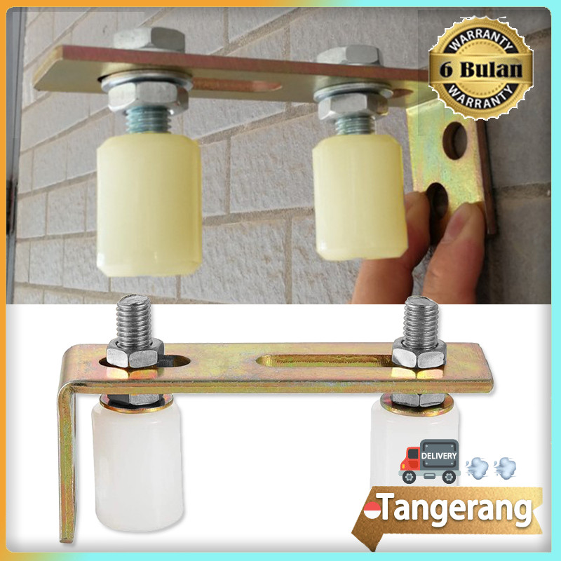 Bracket Roller Atas Pagar Rumah Roda Atas Penuntun Pintu Pagar Dorong Bracket Roller Besi