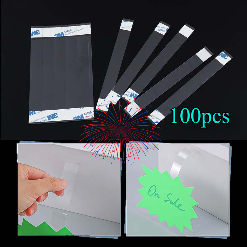 

BH01 [Flash Sale] 100 Lembar Label Mika PVC Premium - Wobbler Display Promosi (Anti Pecah, Mudah