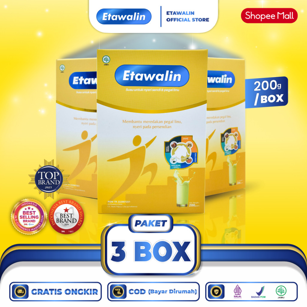 

Etawalin - Susu Kambing Nyeri Sendi 3 Box