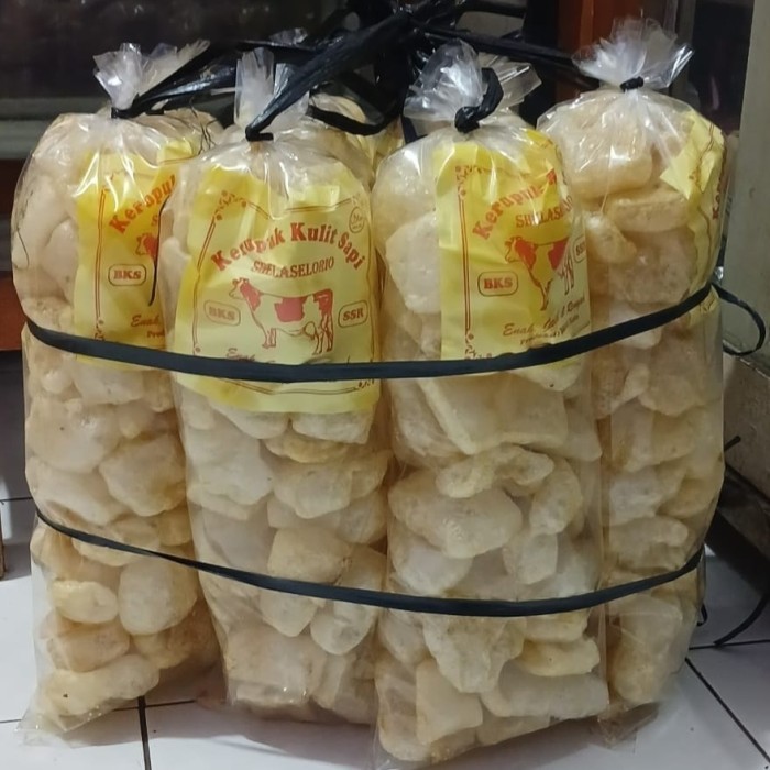 

Kerupuk kulit halal/kerupuk Jangek/Rambak Sapi isi 250 gram - 1000 gram