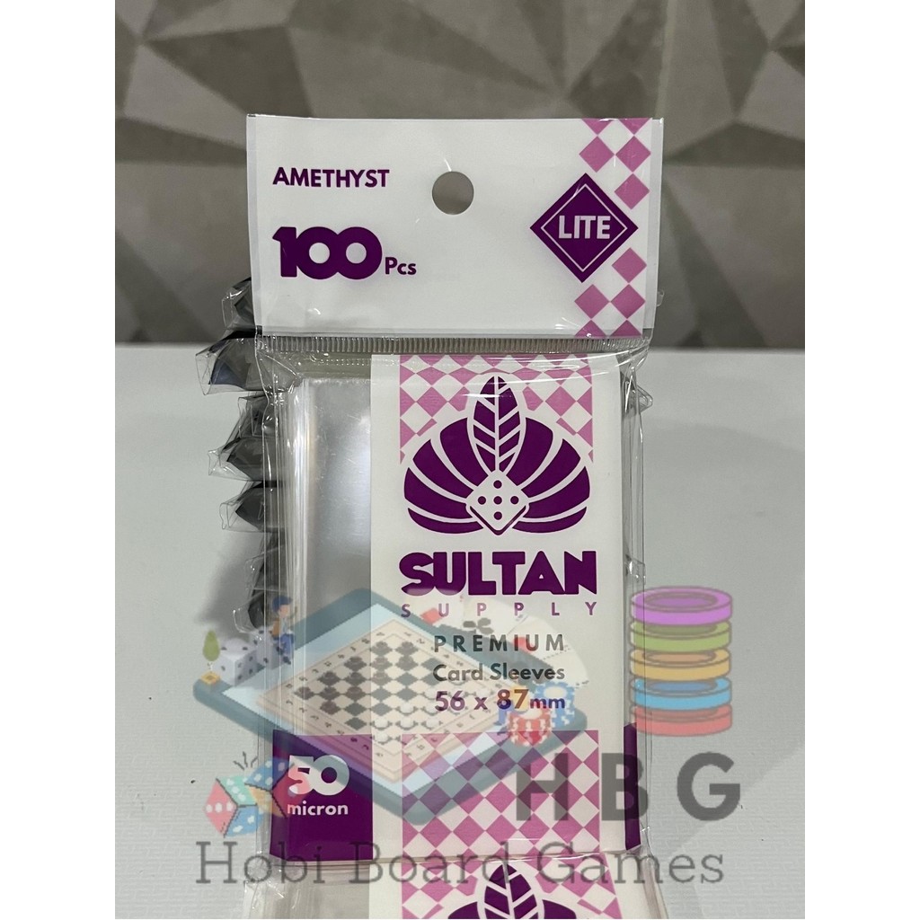 

Sultan Supply 50 Micron Lite 56x87mm Premium Card Sleeves 100Pcs