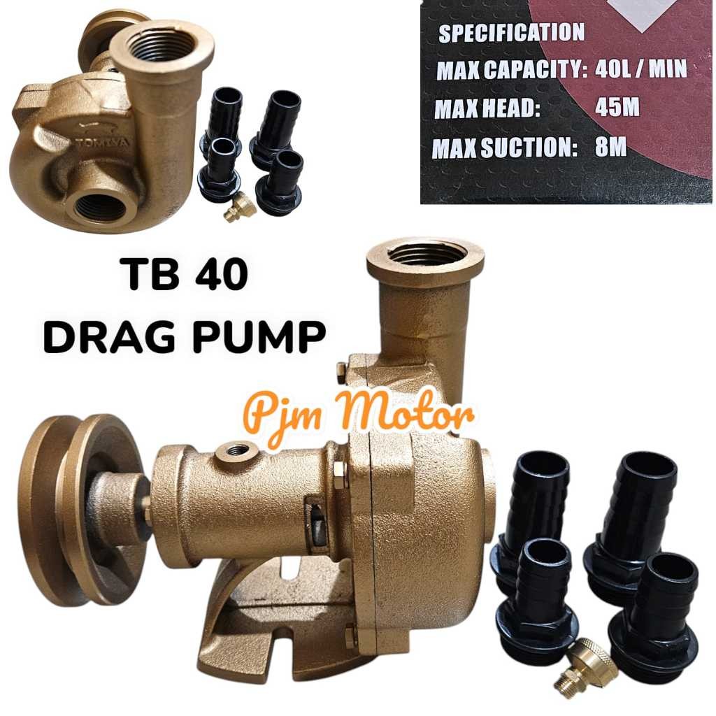 

TB40 Pompa sirkulasi drag pump waterpump 1 inci YB11 pompa keong amplas