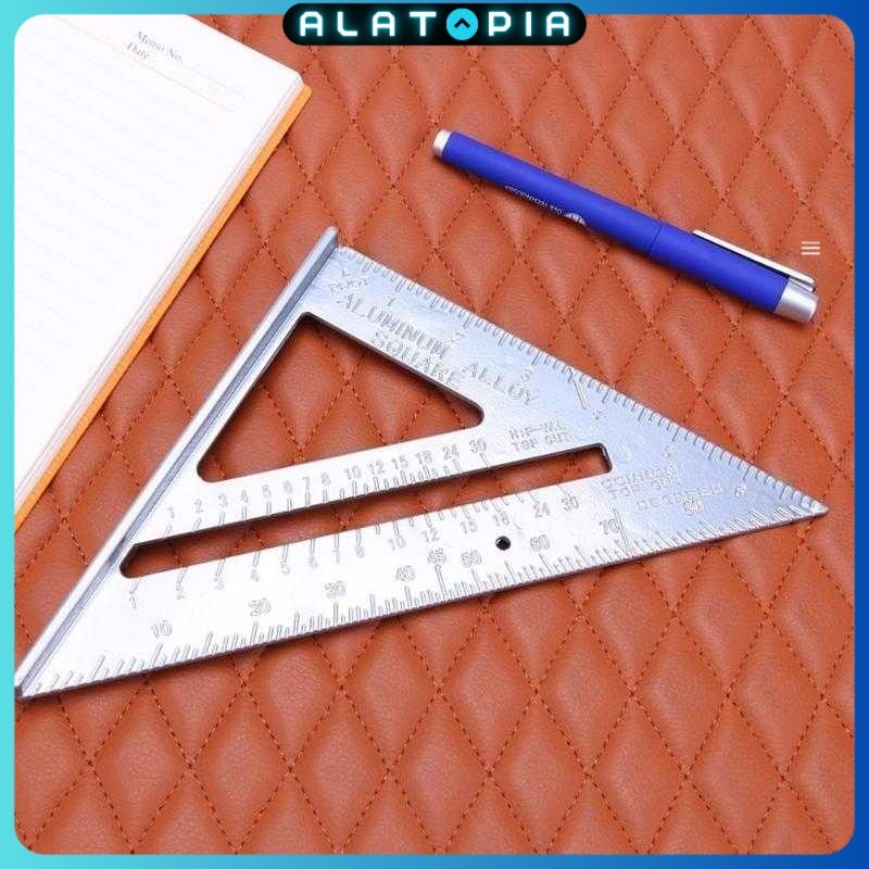 

Taffware Penggaris Siku Mistar Triangle Ruler Aluminium Alloy - VK18