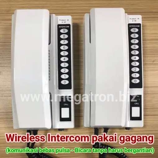 Wireless Intercom up to 500m - Komunikasi 2 arah tanpa bergantian