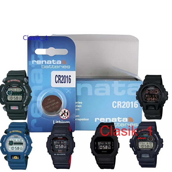 Original 100% Baterai Jam Tangan Casio Gshock Digital seri Dw-9052 (All series ) dw-5600 (All series