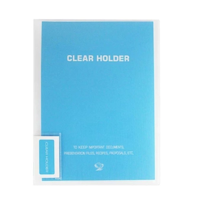 

Clear Holder 100 Pocket F4 EAGLE Document Keeper Display Book Document Keeper Map File Dokument