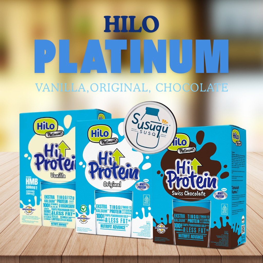 

Susu Hilo Platinum Susu Peninggi Badan Calcium Dan Tinggi Protein 420g Dengan Glukosamin Dan Omega 3
