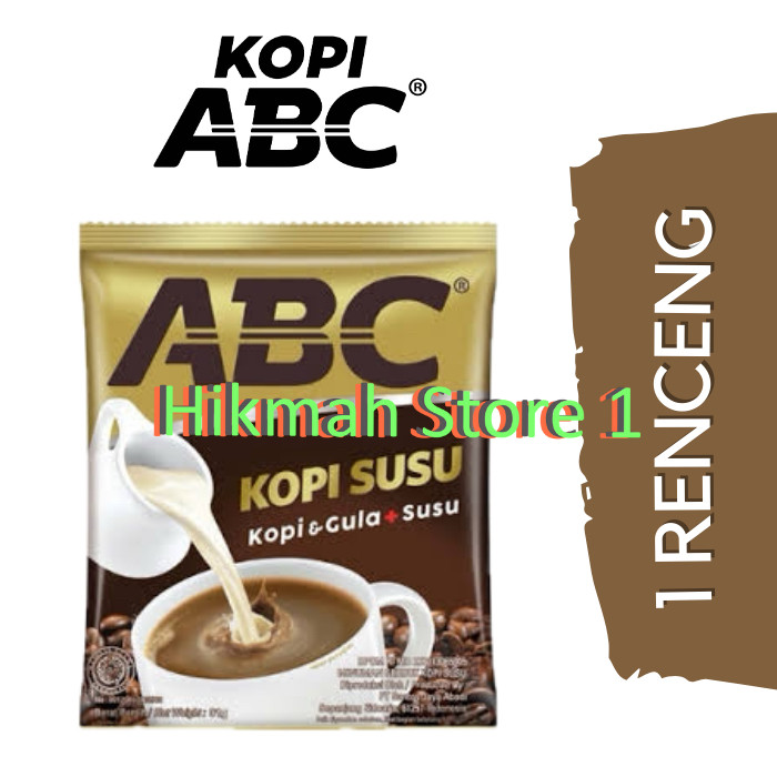 

Kopi ABC kopi susu sachet 31gram RENCENG ( ISI 10)