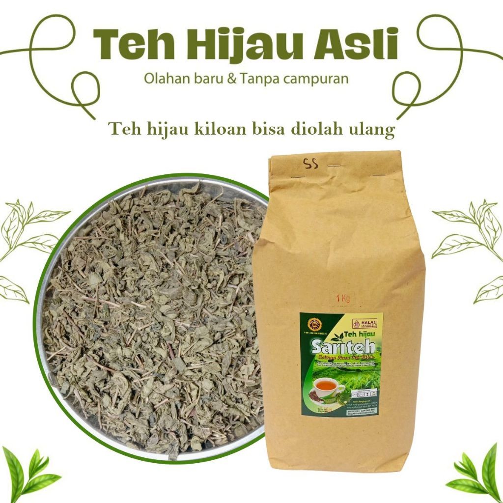 

Teh Hijau Kiloan 500gr Antioksidan Alami Halal