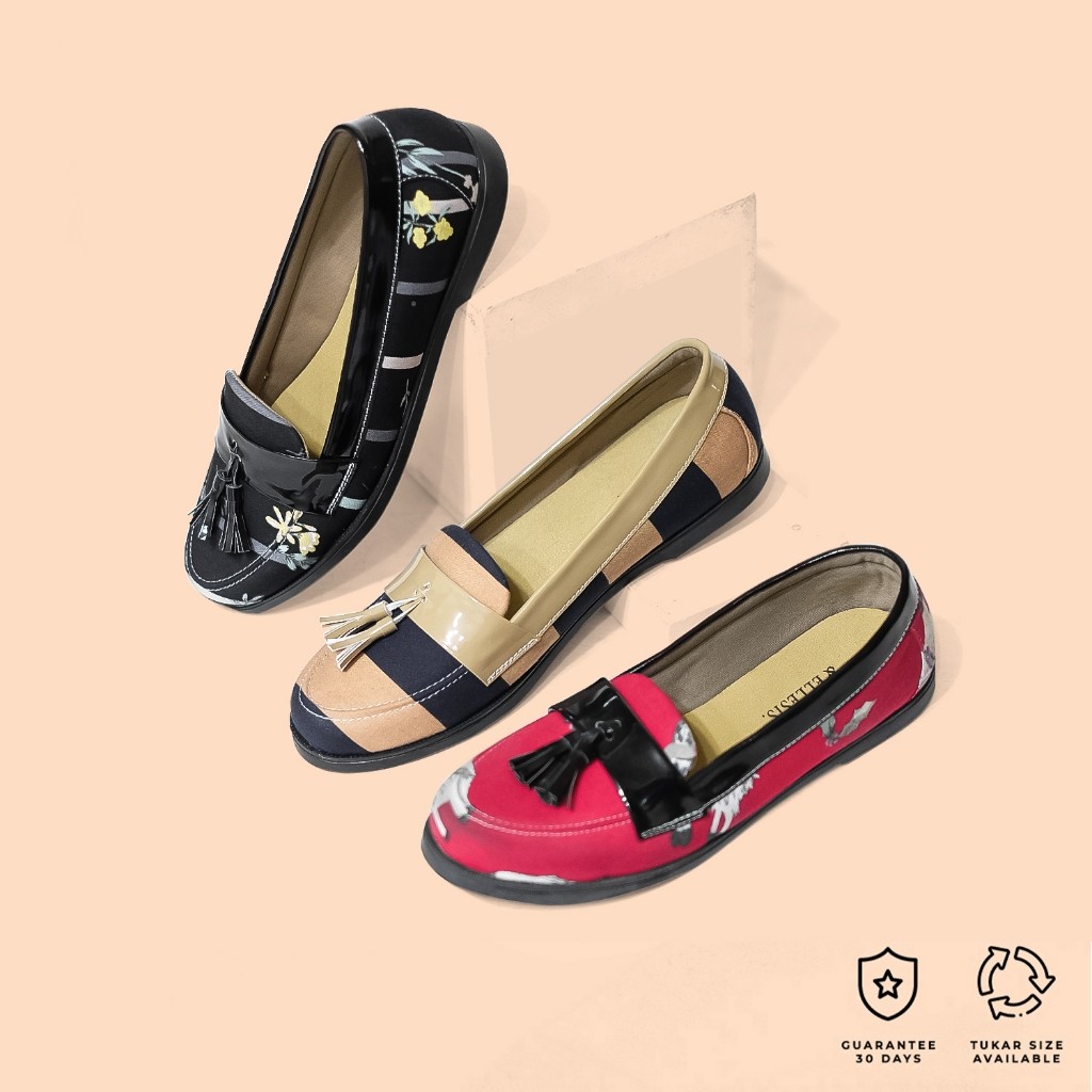 Sepatu Mules Wanita Flatshoes Vintage Series 2 - Ellesis official