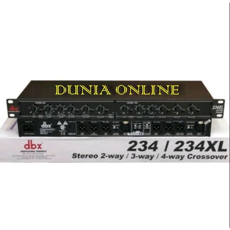 Crossover DBX 234XL 4-Way Stereo/Mono