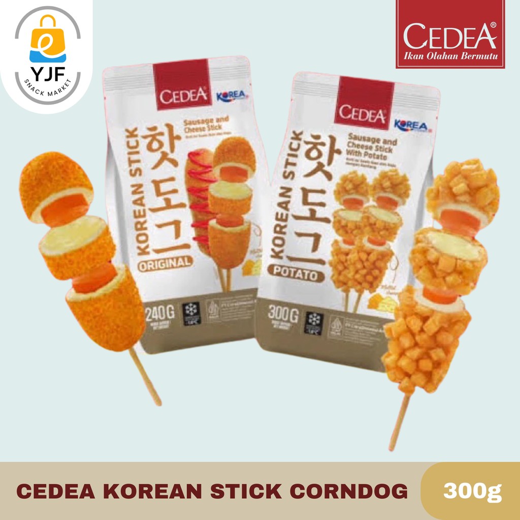 

Cedea Korean Stick Original [240 G] - Cedea Korean Stick Potato [300 G]