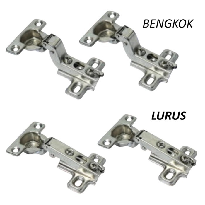 Ferza Engsel sendok lurus / bengkok 10cm