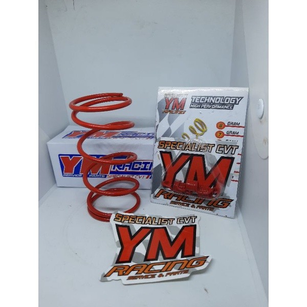 ABOLAILSHOP  PAKET PER CVT PER GANDA / PER SENTRI 2000 RPM  / YM RACING / PAKET CVT BEAT FI / PAKET 
