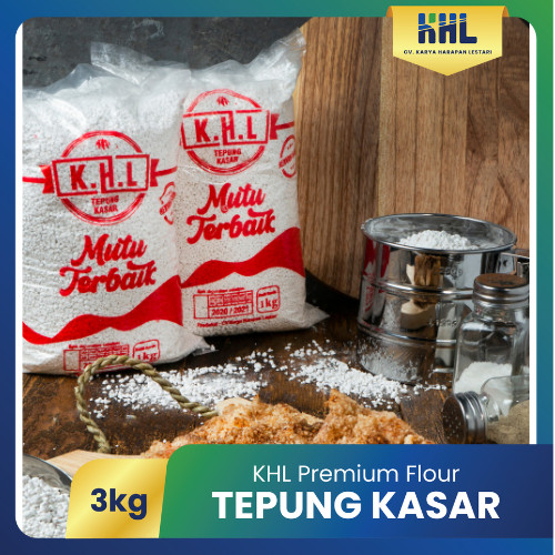 

3 Kg Tepung Tapioka Kasar / Tepung Kasar / Tepung Shihlin / Tepung Crispy / Tepung Krispi / Tepung Tapioka