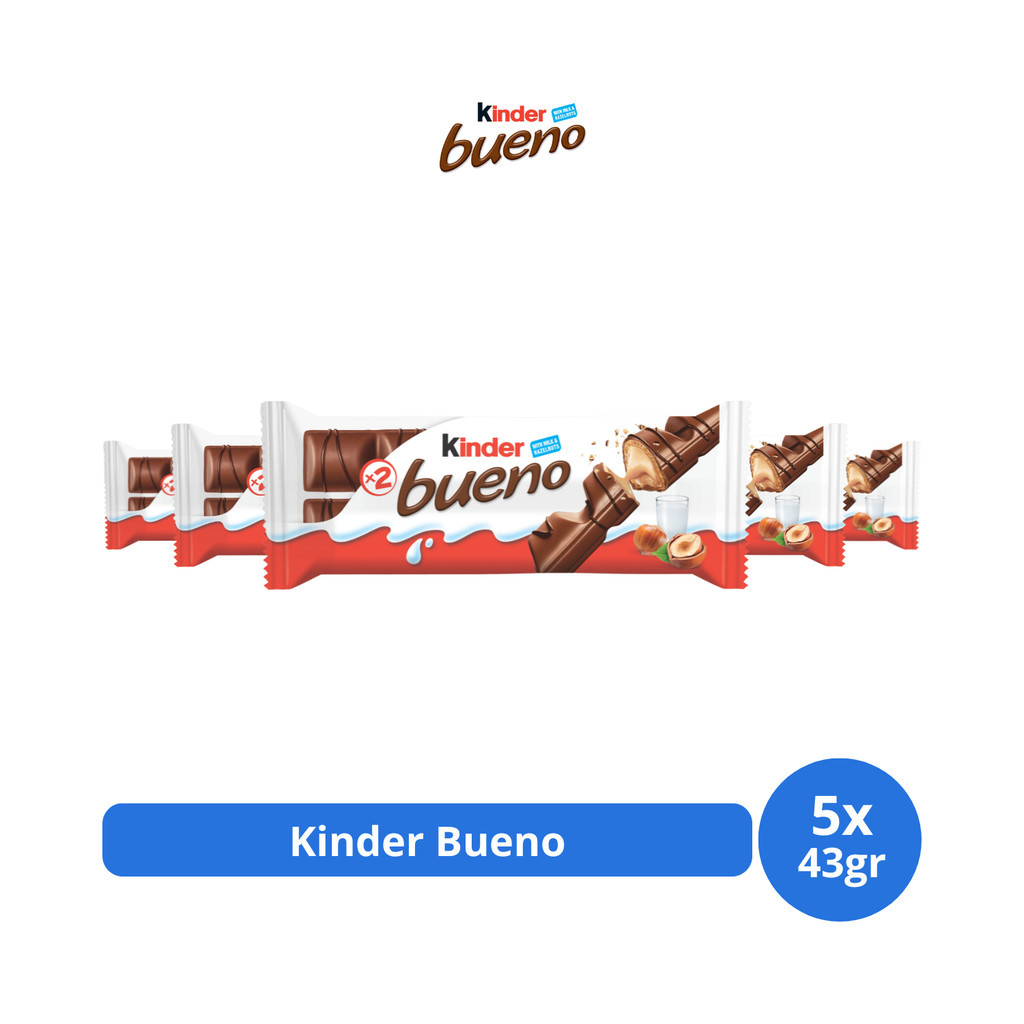

Kinder Bueno 43gr x 5 pcs