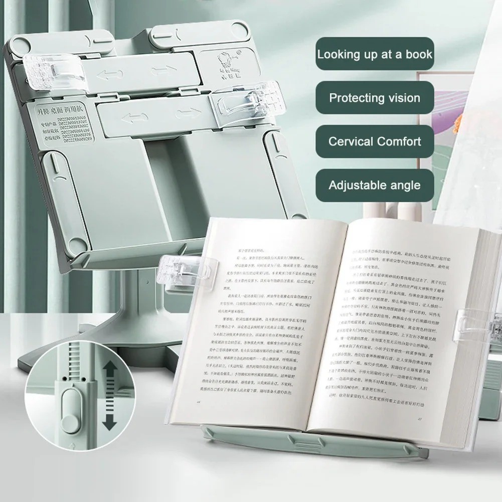 

Sandaran Penyangga Buku Peyangga Buku Holder Fleksibel Dudukan Senderan Untuk Belajar Dan Membaca Book Stand Portable