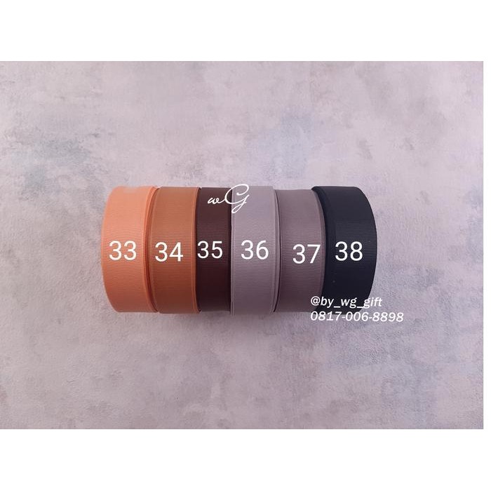 

Pita Grossgrain - Polos E ; Panjang 20 yards, Mix Colour and Size