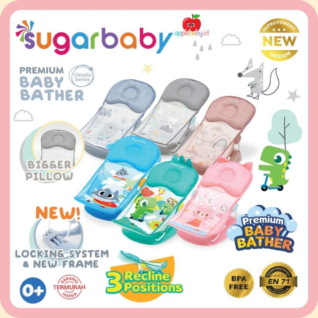 Sugar baby Premium baby bather sugar baby Tempat Mandi Anak Bayi Alat Mandi Bayi Newborn