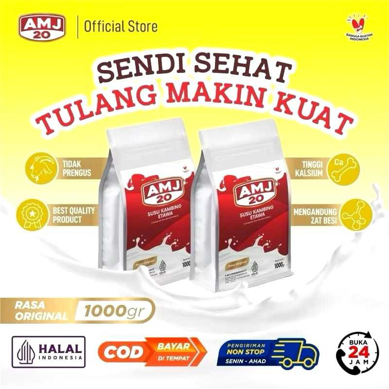 

SUSU BUBUK ETAWA AMJ 20 1KG SUSU UNTUK TULANG SENDI