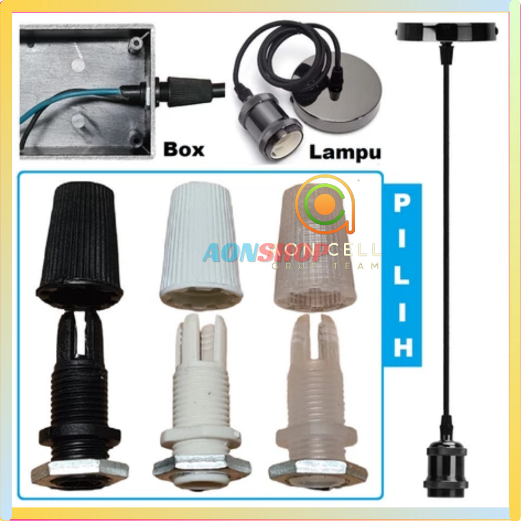 [AS] Cable Gland Jepit Kabel Lampu Gantung Panel Box Pendant Lamp Wire Lock