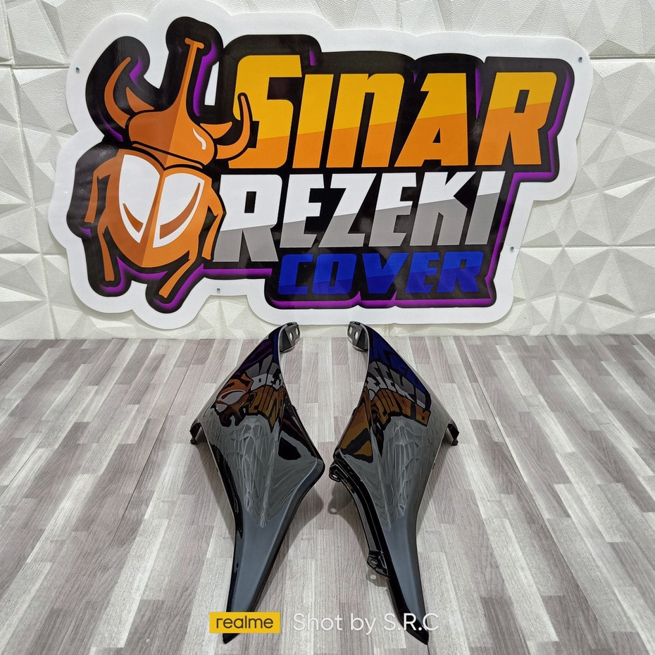 Win - Cover Body Bodi Belakang Sepasang Absolute Revo Besar Hitam Kwb