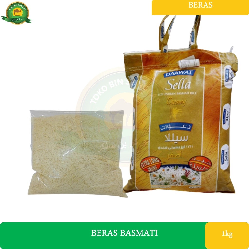 

Daawat Sella 1121 Indian Basmati 1kg Beras Basmati India 1kg