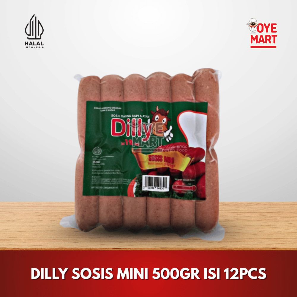 

DILLY SOSIS MINI 500GR ISI 12PCS/SOSIS SAPI DAN AYAM