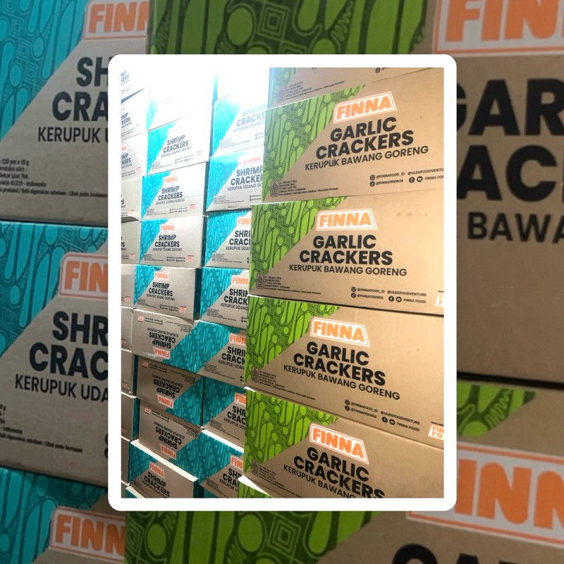 

Kerupuk Udang Finna Cracker Halal 10gr (Karton)