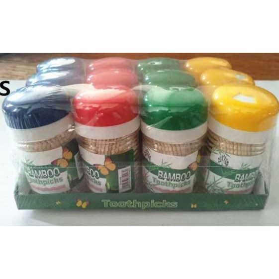 

TUSUK GIGI TABUNG / TUSUK GIGI TUTUP WARNA