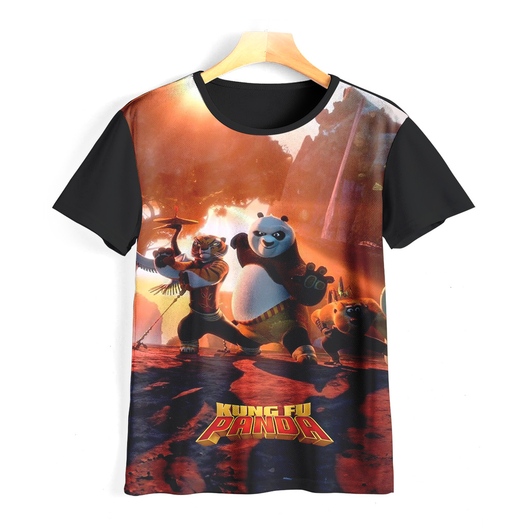 Kaos Kung Fu Panda Keren dan Adem | Kaos Kung Fu Panda Anak | KFP0007