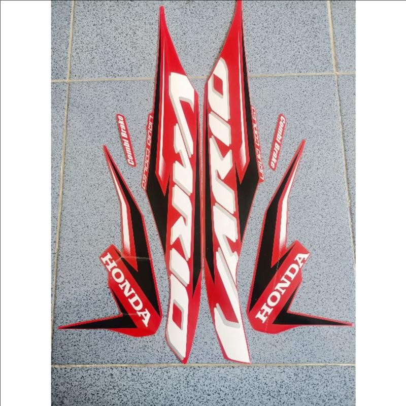 stiker striping motor vario 125 2020 merah full body original terbaik