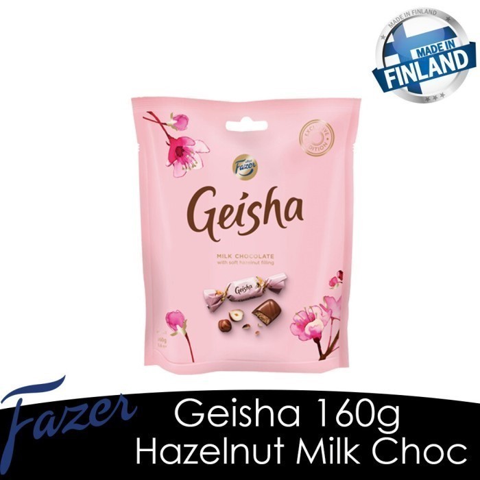 

Cokelat Fazer Geisha Milk Chocolate Hazelnut Filling isi 22pcs 160gram