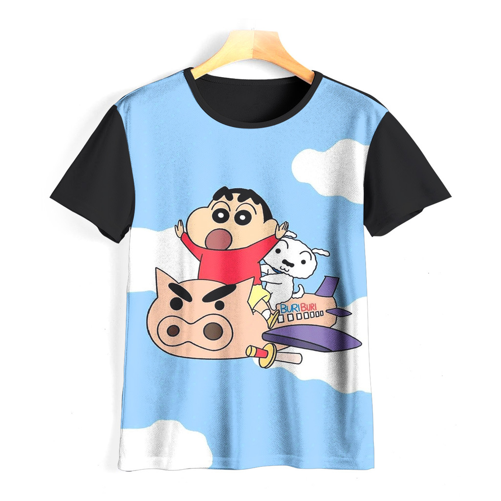 Kaos Shinchan Keren dan Adem | Kaos Kartun Shinchan Anak | 055KD017 Shinchan