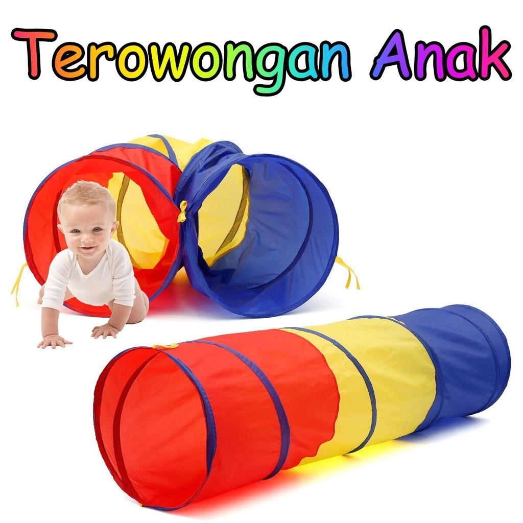 VEROSAE_SHOP Mainan terowongan anak/Terowongan anak&bayi/Tenda terowongan anak/Terowongan mainan ana