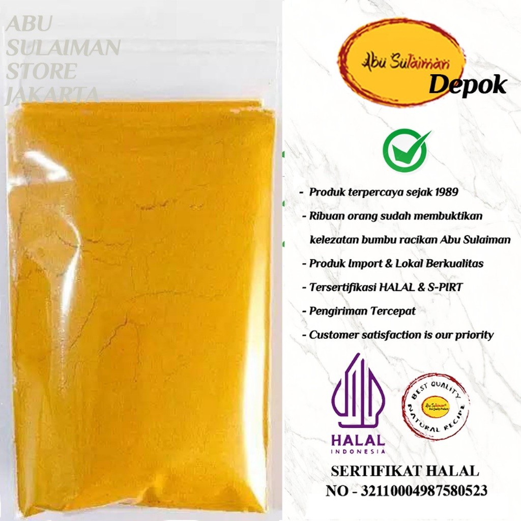 

Kunyit Bubuk Premium 1 Kg / Turmeric Powder 1 KG