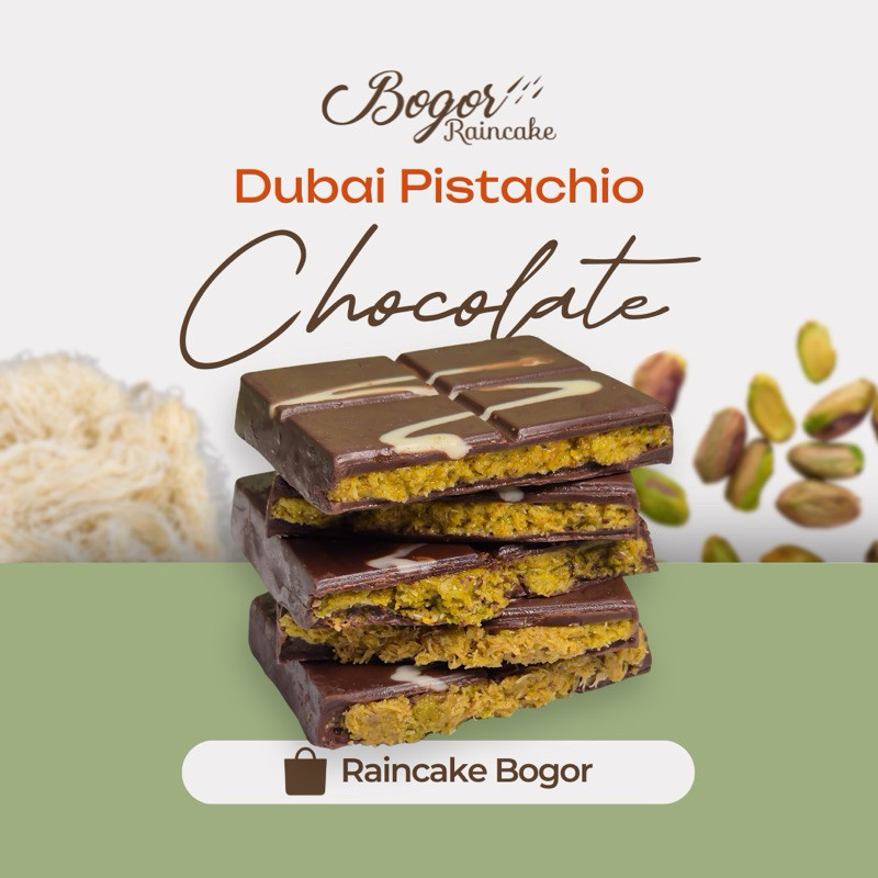 

Bogor Raincake - Dubai Pistachio Chocolate - Large 200gr