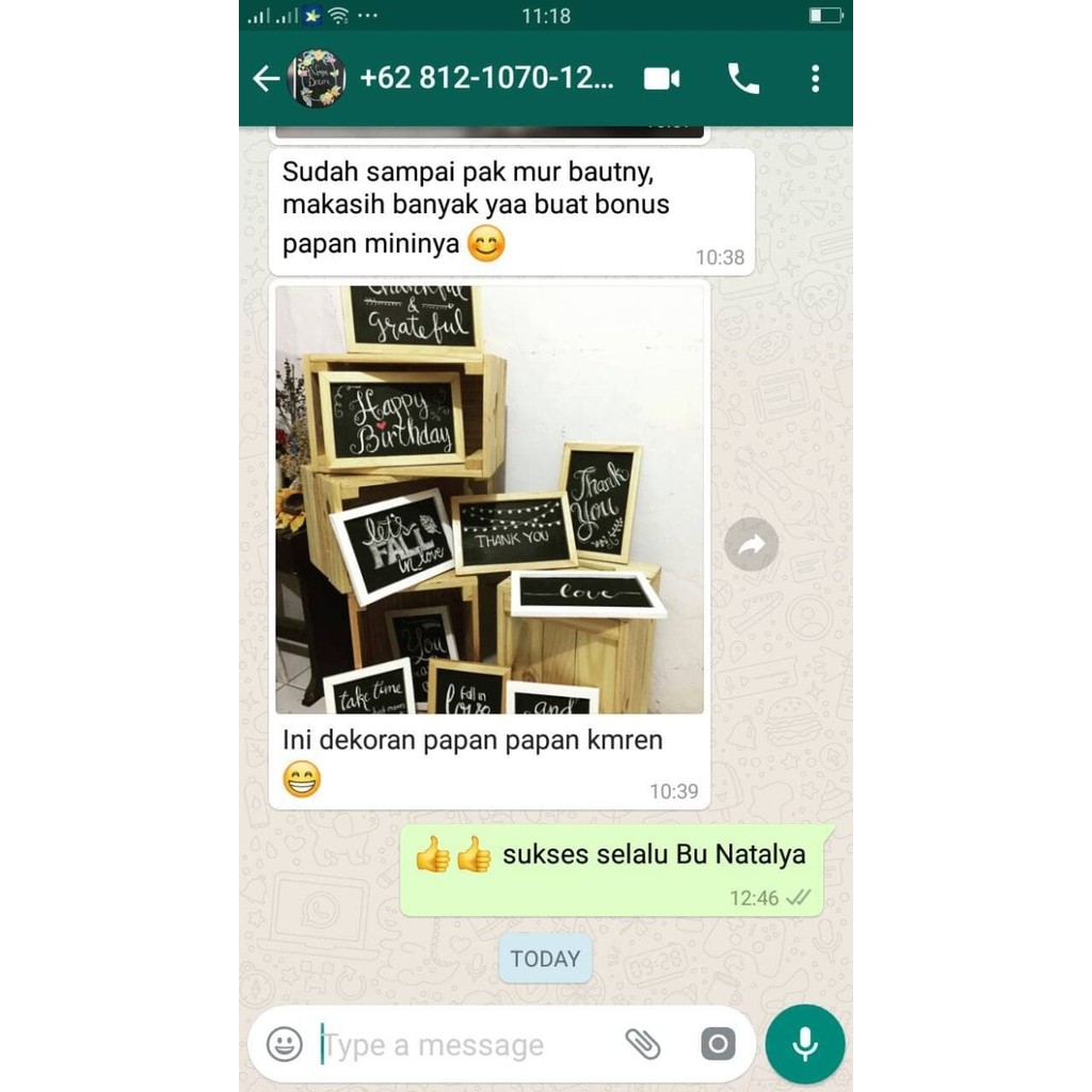 

Promo Mini Chalkboard 15x20cm Papan Tulis Kapur kecil Vintage Jati Belanda terlaris