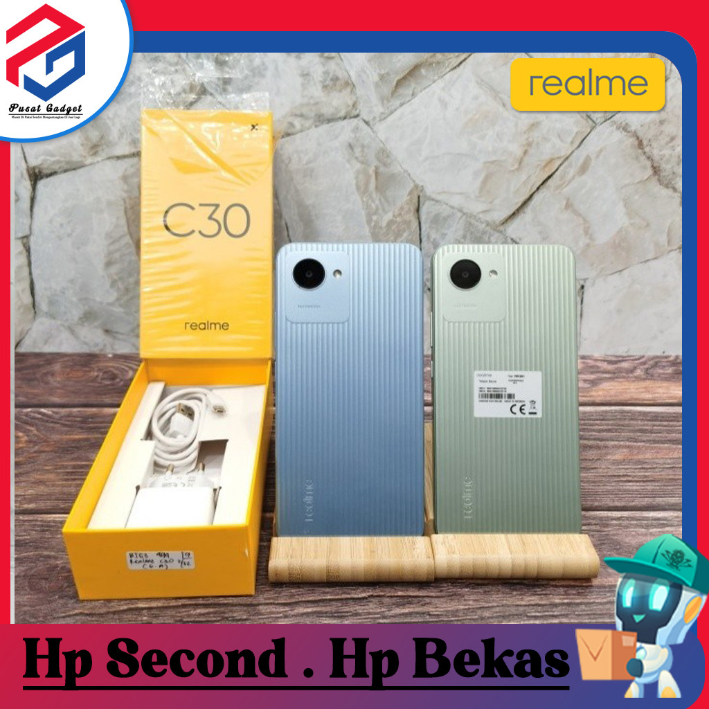 Realme C30 Ram 2/32GB | Ram 4/64GB Second Grade A