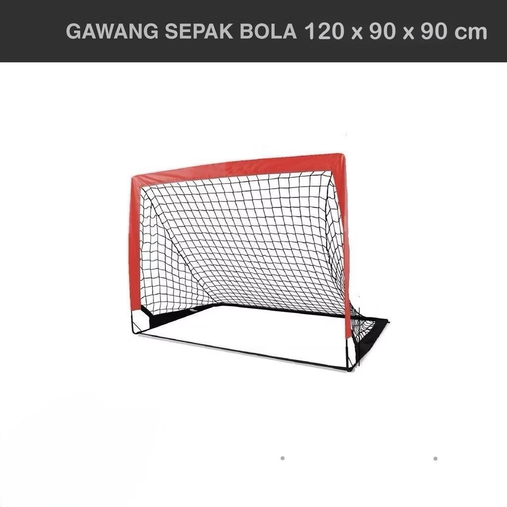 POTENCE Gawang Sepak Bola Besar Foldable Gawang Portable Lipat 120*90*90 Gawang Futsal Sepak Bola In