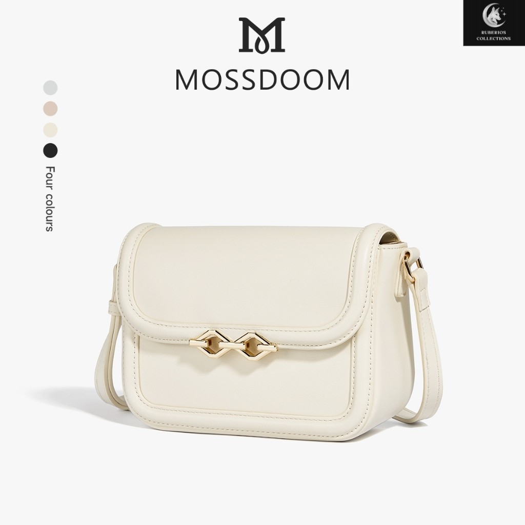 MOSSDOOM Tas Wanita Rosalie Bag Bergaya Sling Bag Tas Selempang Wanita Elegan