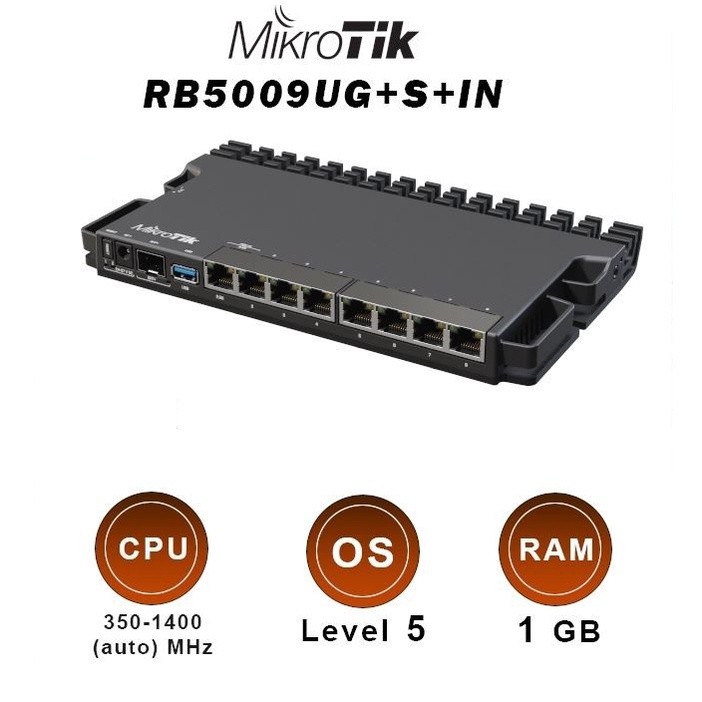 MikroTik RB5009UG+S+IN RB5009 Router Board RB5009UG