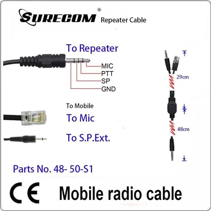 DC99 Repeater Controller Kabel untuk Mobile Radio ICOM IC2300 IC2200 2100