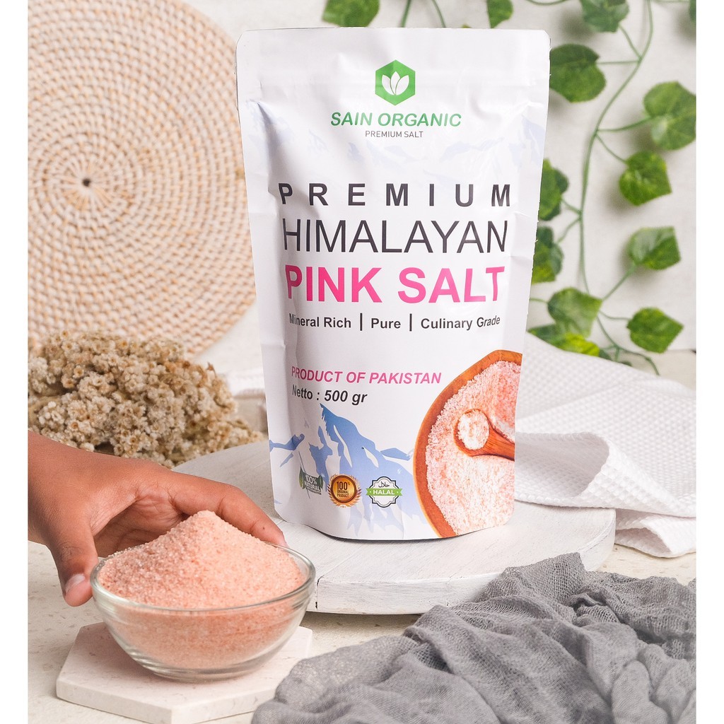 

Garam Himalaya Original 500 gram Asli Organik Himalayan Salt Himsalt Organic Garem Premium MPASI