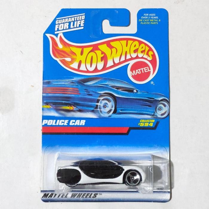 TR99 HW Hot Wheels GM Ultralite Police Car Demolition Man 1998 ban 3SP