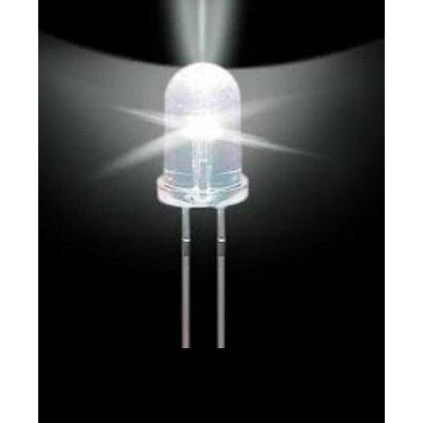 Led F5 White / Led 5mm Putih -zk