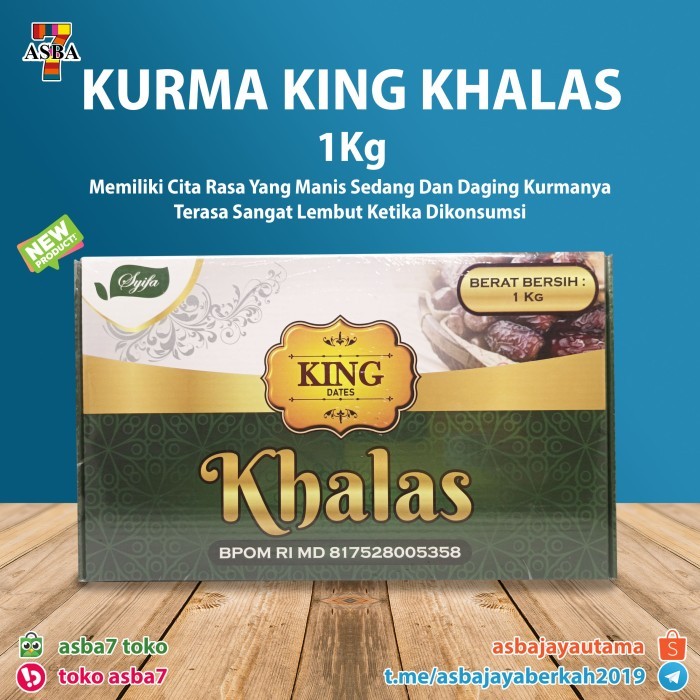 

KURMA KING KHALAS KING DATES 1KG